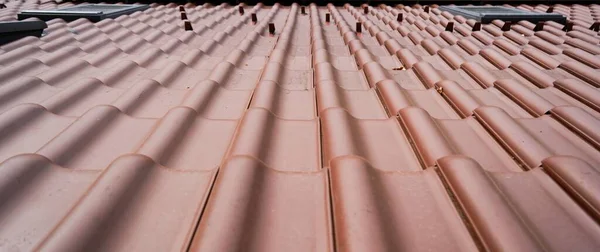 Çatı Kiremitlerinin Yakın Çekimi — Stok fotoğraf