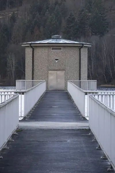 Die Breitenbachtalsperre Allenbach Hilchenbach Nordrhein Westfalen Deutschland — Stockfoto