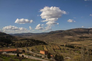 Puertomingalvo, İspanya 'dan güzel bir kırsal alan.
