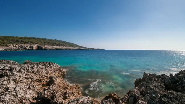 Mar Caribe Cristalino Las Islas Tremiti Puglia Italia —  Fotos de Stock