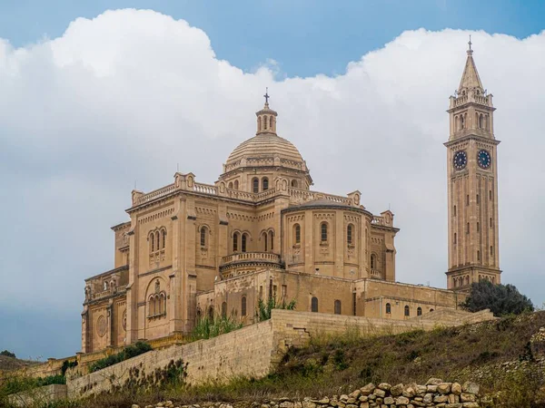 Une Vue Aérienne Basilique Sanctuaire National Sainte Vierge Pinu — Photo