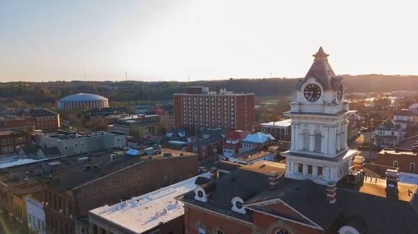 Günbatımında Batı Virginia Şehir Manzarası — Stok fotoğraf