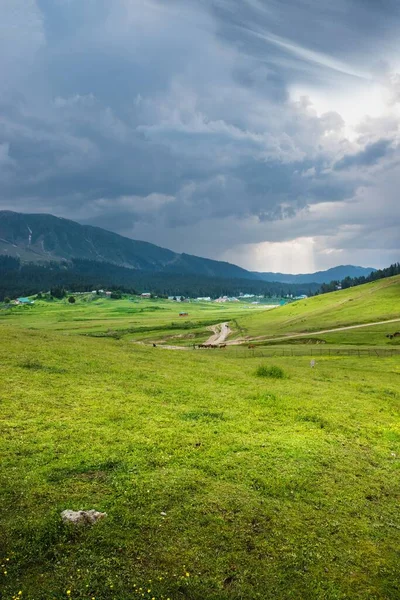 Disparo Vertical Gulmarg Ubicado Los Estados Jammu Cachemira India — Foto de Stock