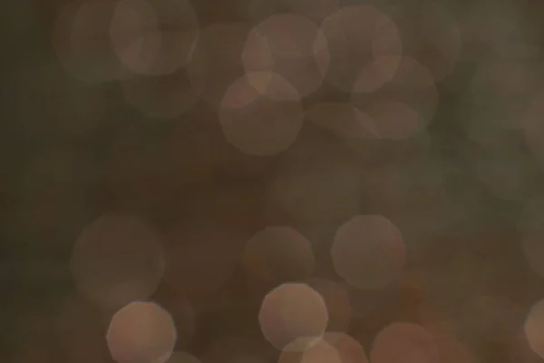 Eine Nahaufnahme Von Bokeh Lichtern Braunen Farben — Stockfoto
