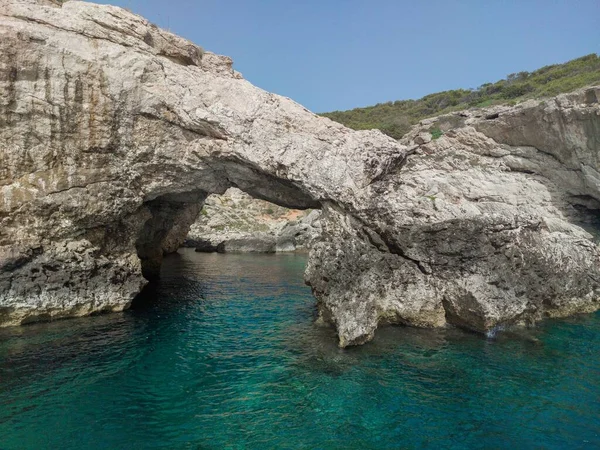 Италия Июль 2022 Чудесное Море Природа Островах Тремити Апулии — стоковое фото