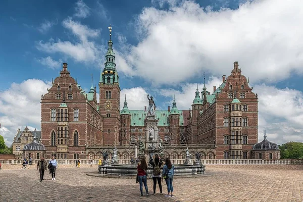 Det Vackra Frederiksborgs Slott Hillerod Danmark — Stockfoto