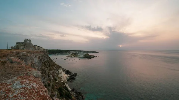 Itália Julho 2022 Detalhes Arquitetônicos Paisagísticos Ilha San Nicola Arquipélago — Fotografia de Stock