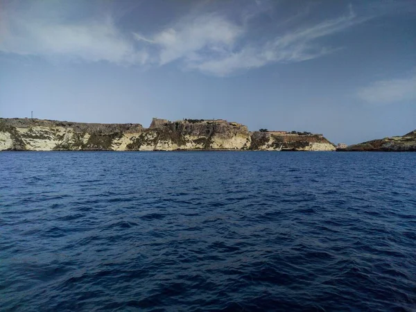 Itália Julho 2022 Maravilhoso Mar Natureza Nas Ilhas Tremiti Puglia — Fotografia de Stock