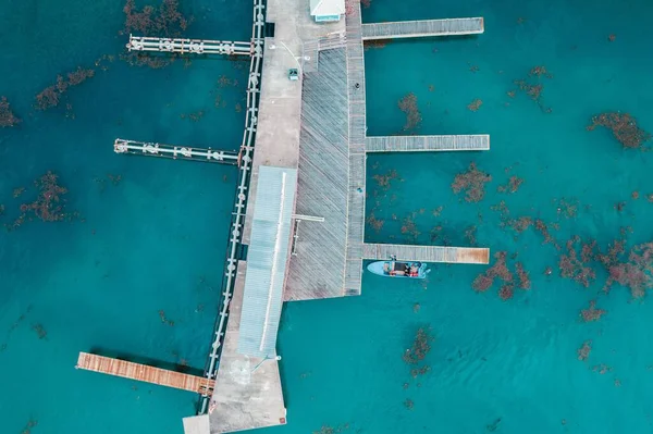 Een Bovenaanzicht Van Stranden Van Placencia Het Stann Creek District — Stockfoto