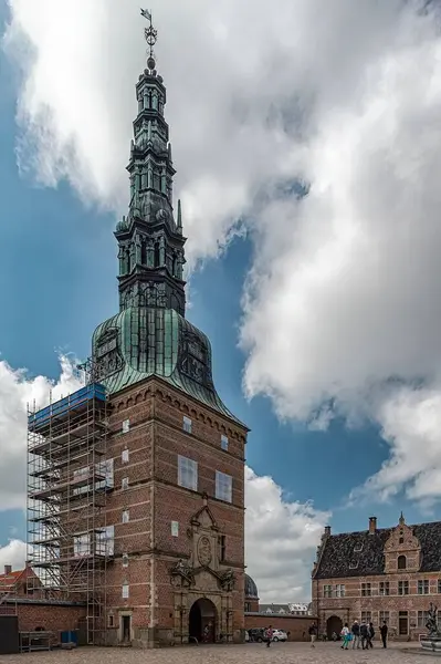 Krásný Hrad Frederiksborg Hillerodu Dánsko — Stock fotografie