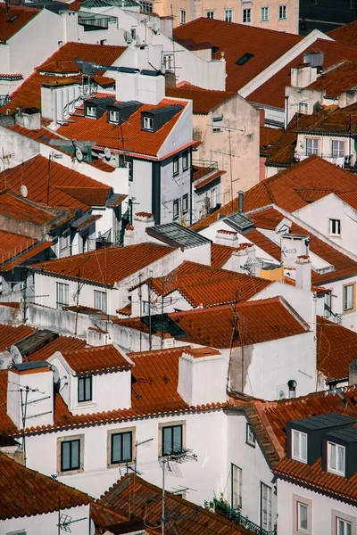 Die Schönen Straßen Von Lissabon Einem Sonnigen Sommertag — Stockfoto