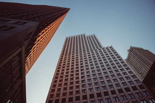 Grattacieli Rotterdam Durante Giorno Nei Paesi Bassi — Foto Stock