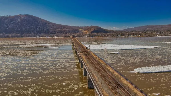 Чудовий Вид Міст Роквілл Арч Пенсільванії — стокове фото