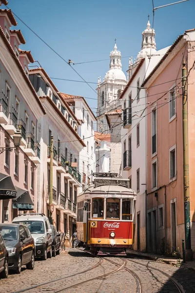 Las Hermosas Calles Lisboa Día Soleado Durante Verano — Foto de Stock