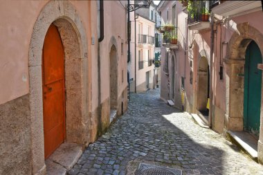 Campagna 'nın dar bir caddesi, İtalya' nın Salerno eyaletinde bir köy.