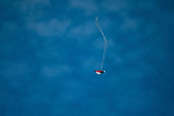 青空の中の凧の美しい低角度 — ストック写真