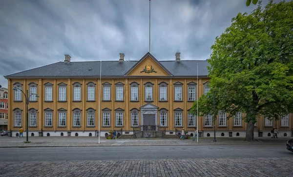 Der Stiftsgarten Königliche Residenz Trondheim Norwegen — Stockfoto