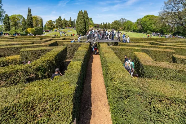 Valleggio Sul Mincio Italia Apr 2022 Labirinto Del Giardino Sigurta — Foto Stock