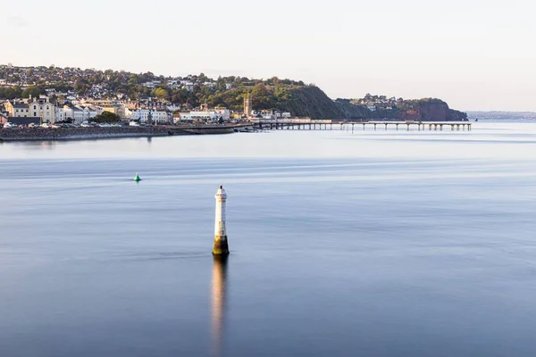 Der Leuchtturm Phillip Lucette Ness Der Teign Mündung Bei Shaldon — Stockfoto