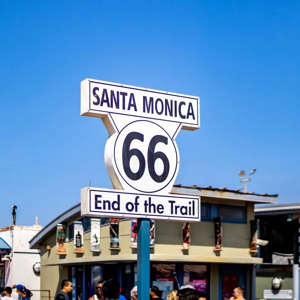 Route End Trail Santa Monica — Stock Photo, Image