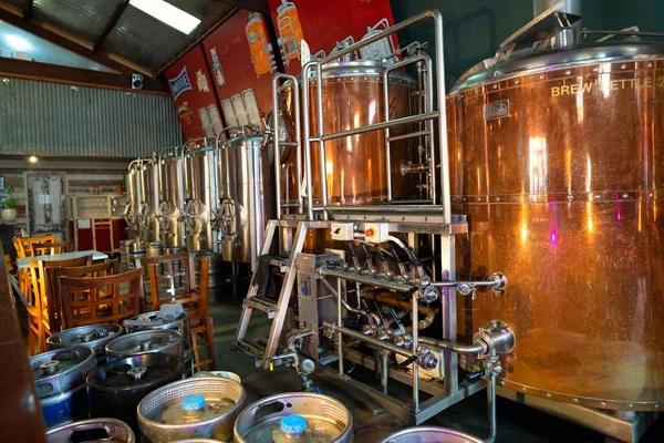 Equipo Cervecero Cervecero Mudgee Australia — Foto de Stock