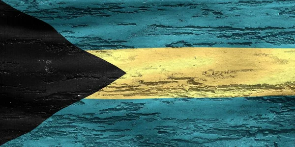 Bandera Pintada Las Bahamas Pared —  Fotos de Stock