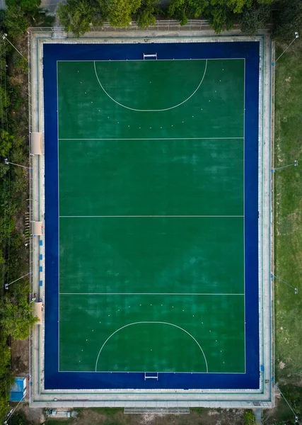 Över Hockey Domstol Ovanifrån — Stockfoto