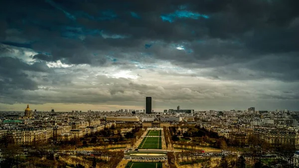 Eine Luftaufnahme Von Paris — Stockfoto