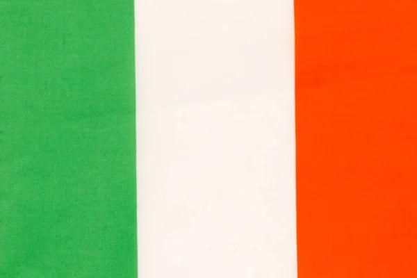 Zbliżenie Flagi Włoch — Zdjęcie stockowe