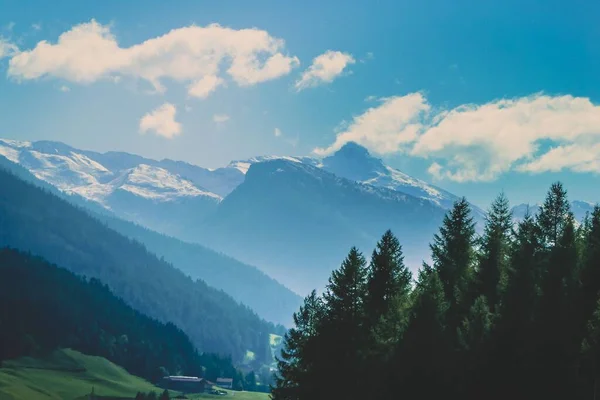 Een Landschap Van Een Landschap Oostenrijkse Alpen — Stockfoto