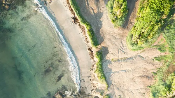 Une Belle Vue Sur Plage Des Caraïbes Pendant Été — Photo