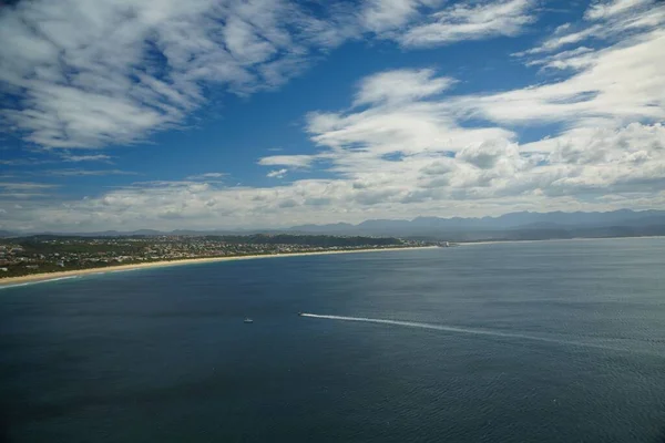 Вид Воздуха Океан Солнечный Летний День — стоковое фото