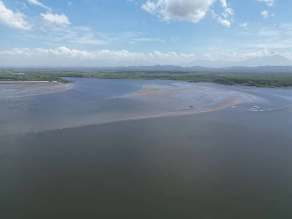 Aerial View Seascape Espino Usulutan Salvador America Central — Stock Photo, Image