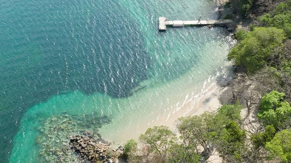 Vacker Utsikt Över Den Karibiska Stranden Sommaren — Stockfoto