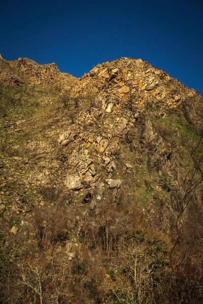 Vertical Shot Rocky Landscape Sudafrika Kustenlandschaft — Stock Photo, Image