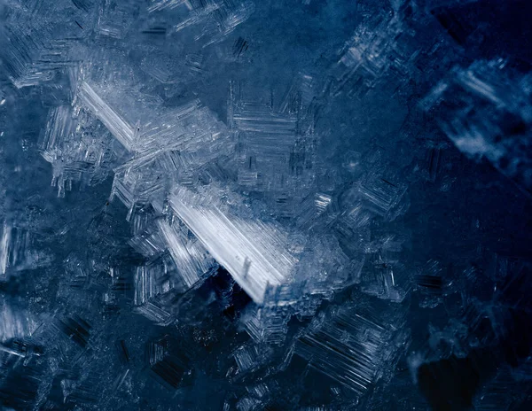 Kar Tanesinin Makro Görüntüsü — Stok fotoğraf