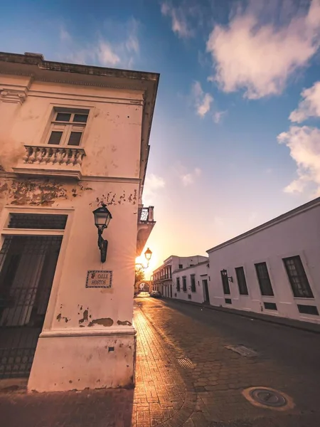 Mesmerizing View Golden Sunset Buildings — Stock Photo, Image