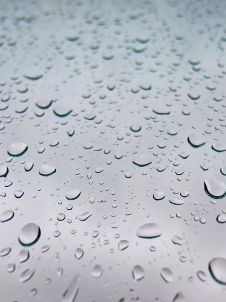 Una Superficie Húmeda Con Gotas Agua Perfecto Para Fondo —  Fotos de Stock