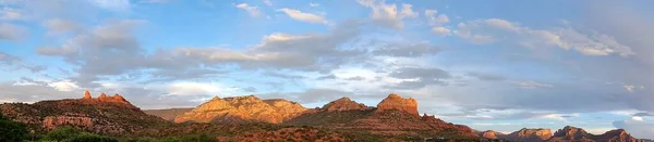 Panoramavy Över Bergen Sedona Arizona — Stockfoto