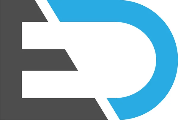 Логотип Компанії Або Бренду Літер Білому Тлі — стоковий вектор