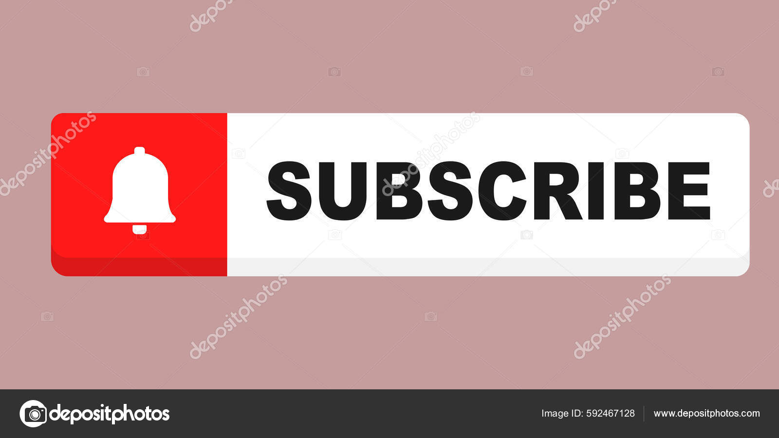 Botão Inscrição Para Youtube Redes Sociais Usado Para Inscrever Para Vetor  de ©wirestock_creators 592467128, image size:1600x900