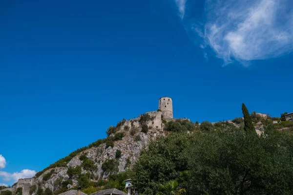 Schöne Historische Festung Zitadelle Pocitelj Burg Bosnien Und Herzegowina Tal — Stockfoto