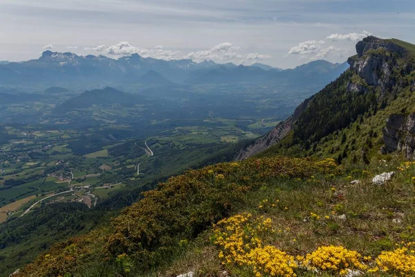 Uma Paisagem Montanha Rocher Baconnet Isere França — Fotografia de Stock