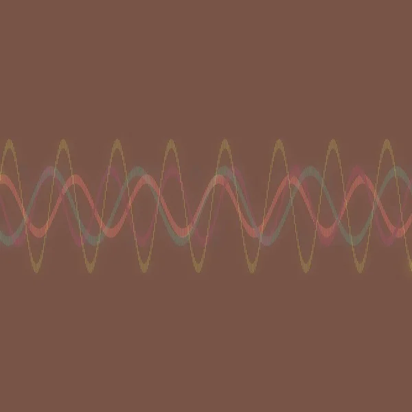 추상적 웨이브 사운드 펄스의 번쩍거리는 번쩍거리는 스펙트럼 — 스톡 사진