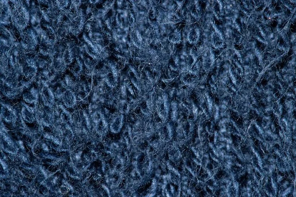 Μακροεντολή Υφή Φόντο Φόντο Μιας Μπλε Βαμβακερή Πετσέτα — Φωτογραφία Αρχείου