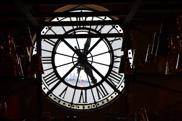 Kilátás Montmartre Musee Orsay Óra — Stock Fotó