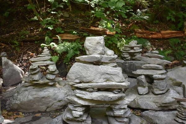 Fairy Stones Coaticook Park Quebec Canada — Stock Photo, Image