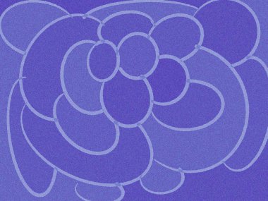 Oval formları olan soyut bir menekşe duvar kağıdı.