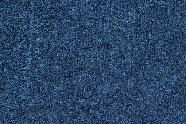 Makrostruktur Hintergrund Hintergrund Eines Blauen Baumwolltuchs — Stockfoto