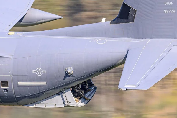 Closeup Lockheed Martin 130J Commando Horizontal Stabilizer — Stock Photo, Image